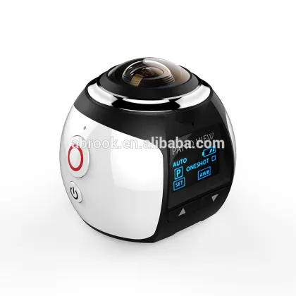 Factory supply 4k VR camera 360 action camera wireless wifi panoramic camera