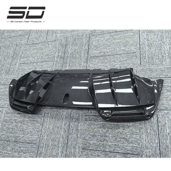 Dry Carbon Fiber OEM Style Rear Bumper Diffuser for Ferrari 296GTB