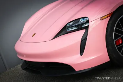 Custom Private Brand Pink Car Stickers and Vinyl Wraps