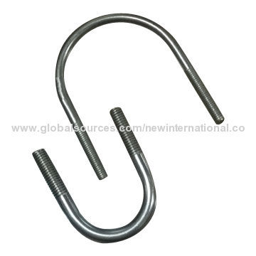 U Bolts, Carbon Steel, Zinc Plating with Thread and Plate to Choose