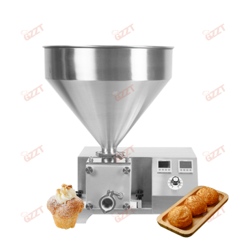 Automatic Bun Puff Bread Croissant Filling Injecting Cream Making Machine