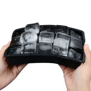 Silicone Form For Cake Pudding Chocolate Molds Easy-Release Square Shape Cube Ice Mold