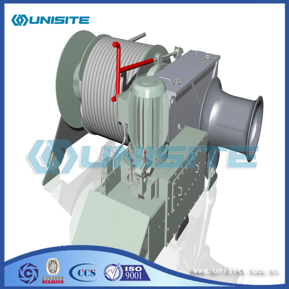 Steel mooring marine winch