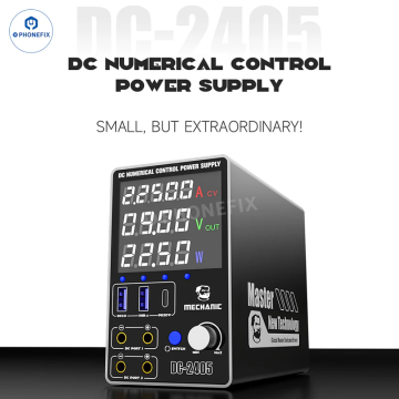 Mechanical DC-2405 DC Dual Channel Digital power supply.
