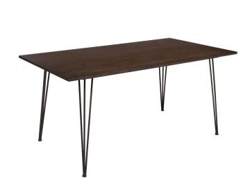 Endüstriyel stilbamboo ahşap masa