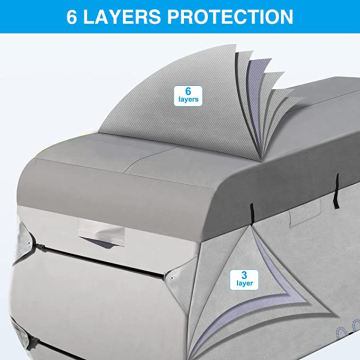 6/3 layer waterproof Anti-uv rv trailer cover