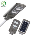 Preço de fábrica ip65 40w luz solar de rua tudo-em-um