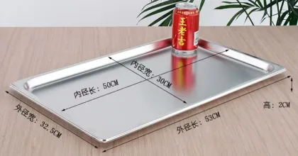 Stainless steel GN 1/1 pans