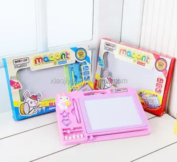Kids Magic Writing Board - Blue and Pink Magnetic Drawing Board by ZHE DUCKEY