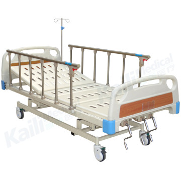 Hospital Manual Bed Three Funtcions ICU Bed Medical