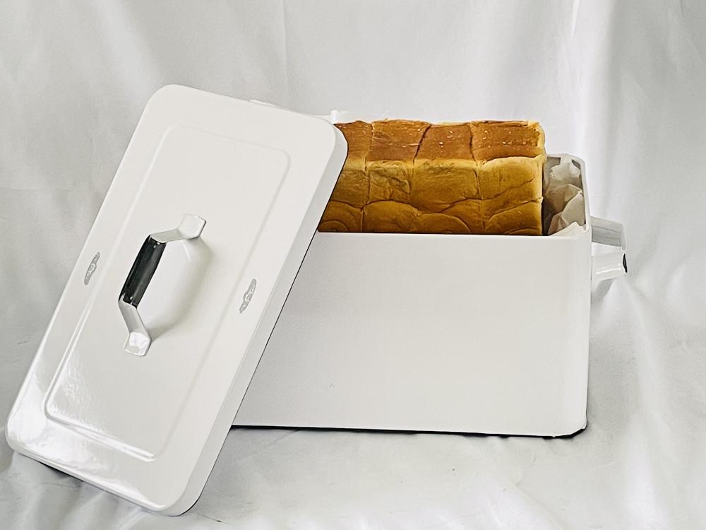 Modern Galvanized Metal Bread Storage Box