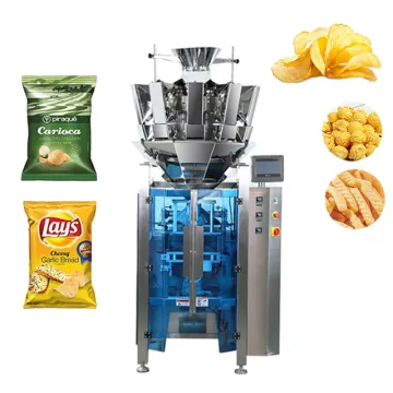 Automatic Nitrogen Potato Chip Packaging Machine: Multihead Weigher for Snack Food Chips