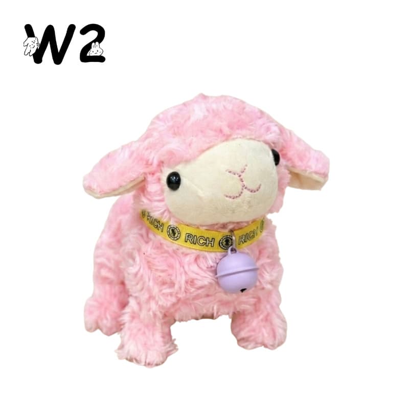 W2D04 Bell Rose Sheep Plush Toy