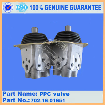 Pilot valve 702-16-01651 for Komatsu PC350-7 excavator parts