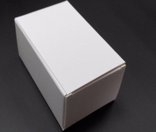 Simple Design White Color Earring Gift Paper Box