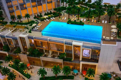 real estate scale model for Hotel