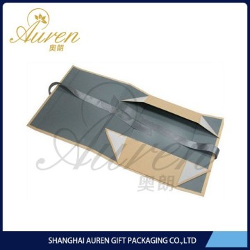 Ribbon decoration foldable boxes for clothes folding boxes for gift t-shirt packaging boxes