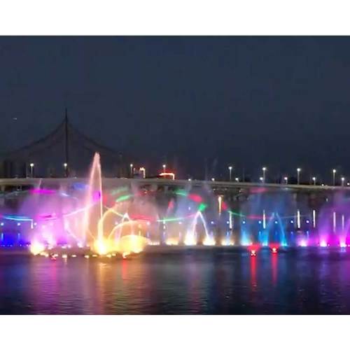 Water Dancing Fountain Super Commercial Center Colorful Multimedia Musical Fountain Factory