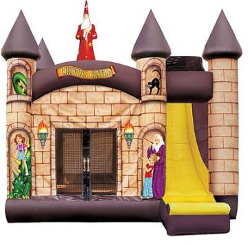 Wizard's Castle Bounce House with Slide 4in 1 (XZ-BH-079)