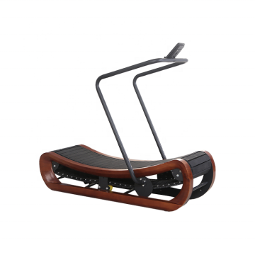 جهاز المشي المنحني غير الموقوت: Home Fitness Wood Running Air Runner