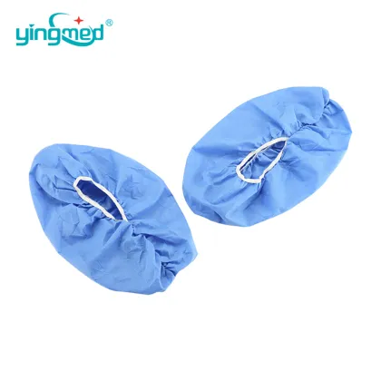 Medical waterproof plastic CPE/PE shoe cover