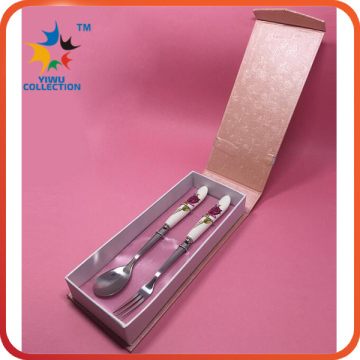 aluminium handle traveling cutlery set with case