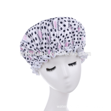manufacture new design comfort sexy printed EVA waterproof shower cap
