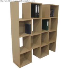 Bookcase with Paper Foil Finish