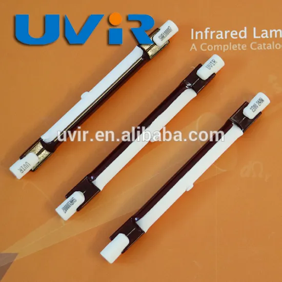 quartz single shortwave halogen ir emitter heating lamp