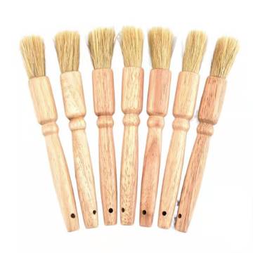 Coffee Grinder Powder Cleaning Brush with Wood Handle