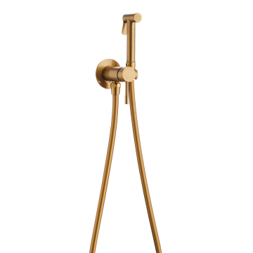High-Quality Gold Brush Handheld Shattaf Toilet Bidet Sprayer Set