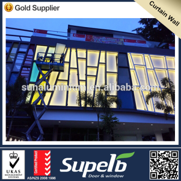 Exterior glass for curtain wall in foshan manufacturer