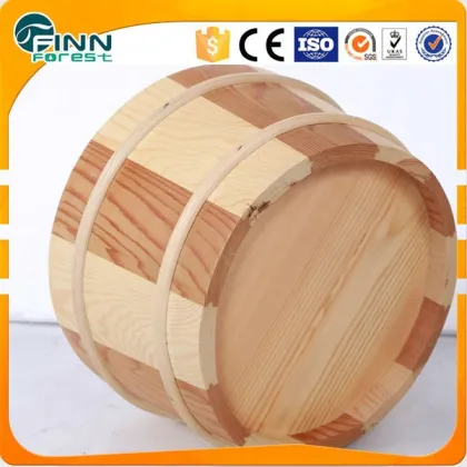 Factory sales outdoor wooden sauna barrel 4L,6L,7L pine and cedar barrel sauna