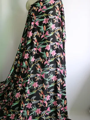 Custom Printed Woven 100% Viscose Rayon Fabric