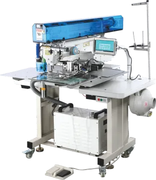 Computer laser open pocket pattern sewing machine