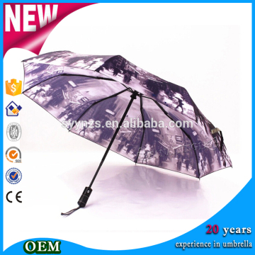 Windproof Sun Rain Automatic Folding Umbrella