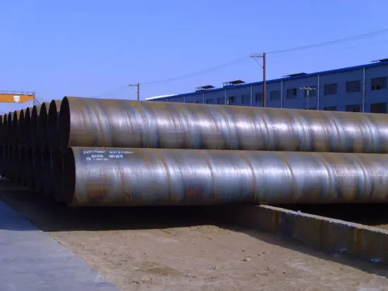3PE Coated Ssaw Steel Pipe/ Spiral Welded