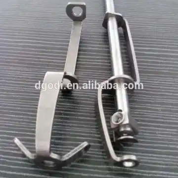 spare parts of flat knitting machine of stainless steel safety pin and stainless steel bracket