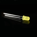 Súper brillante 5 mm difuso LED amarillo Milky difundido