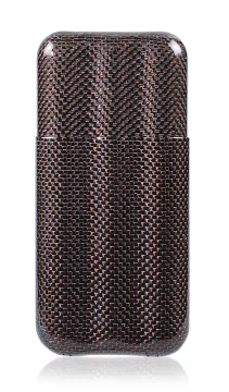 Red cigar humidor case