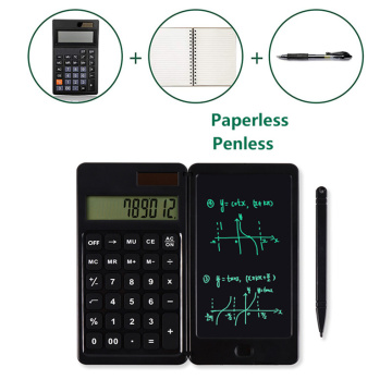 2 em 1 calculadora de tablets de escrita