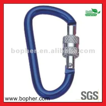 custom aluminum carabiner buckle