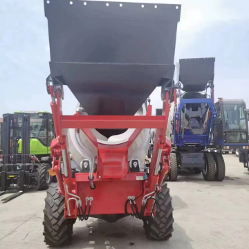 1.0 Cubic Meter Capacity Flatbed Trailer Mobile Concrete Mixer