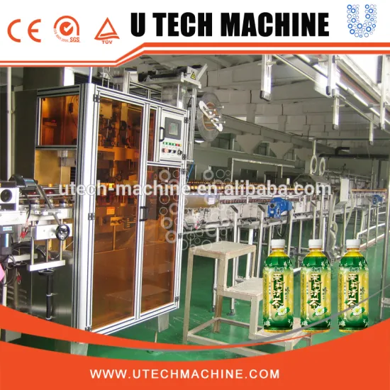 Sleeve shrink tunnel steam shrink labeling applicator machine