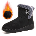 Imitation rabbit fur warm cotton boots