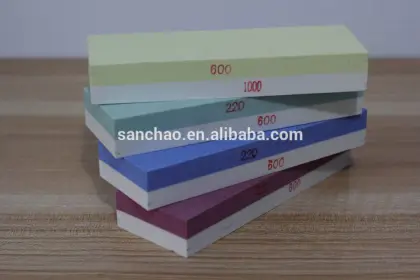 double sides white corundum sharpening stone