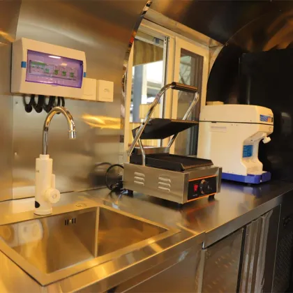 New Airstream Food Truck for Hamburger Cart Sale