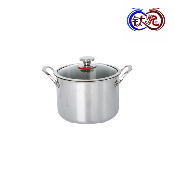 Прочная суповая кастрюля из нержавеющей стали для ежедневного использования