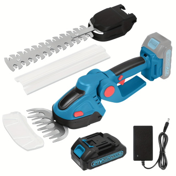 F.EASY.D 2-in-1 Grass Shear & Hedge Trimmer - Cordless Electric Garden Tool