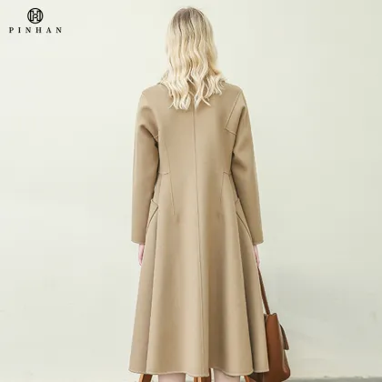 Woman Woolen Coats and Cashmere Ladies Woolen Coat - Long Jacket for Women